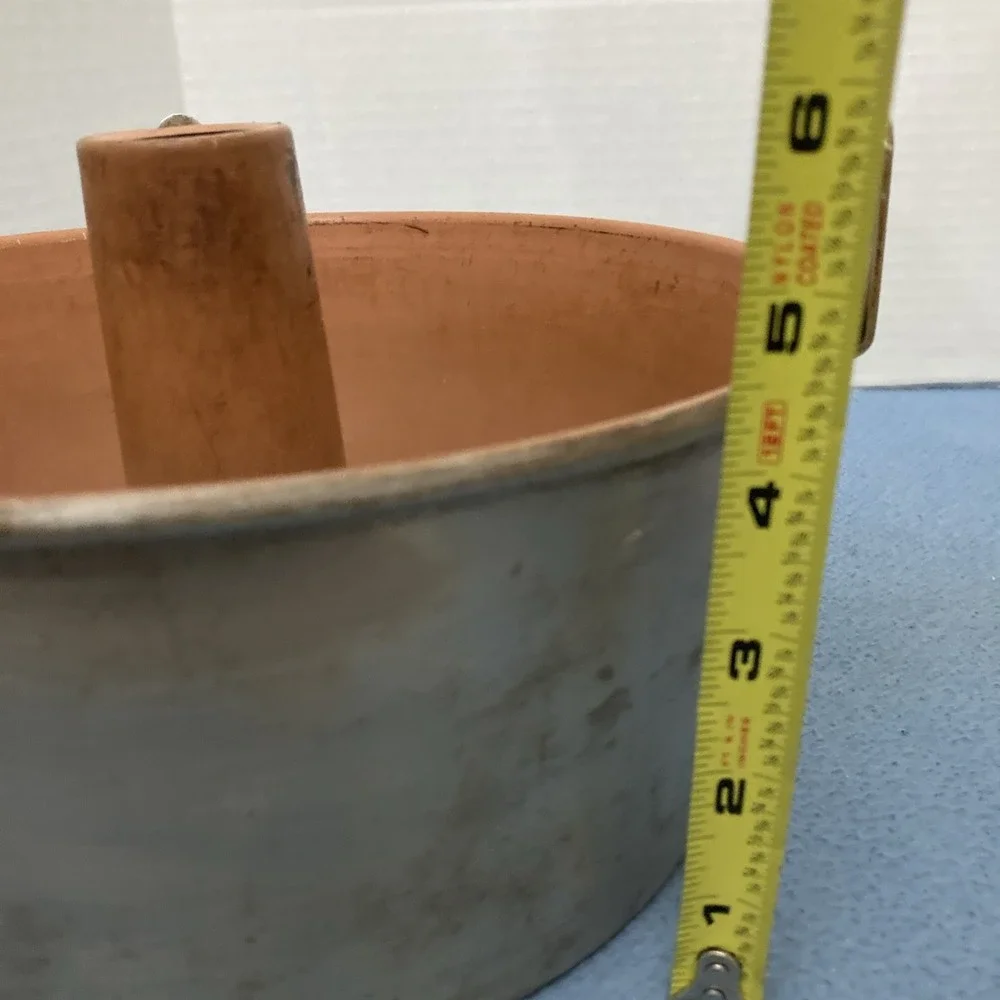 VTG Sears Maid of Honor Aluminum One Piece Angel Food Cake/Bundt Tube Pan